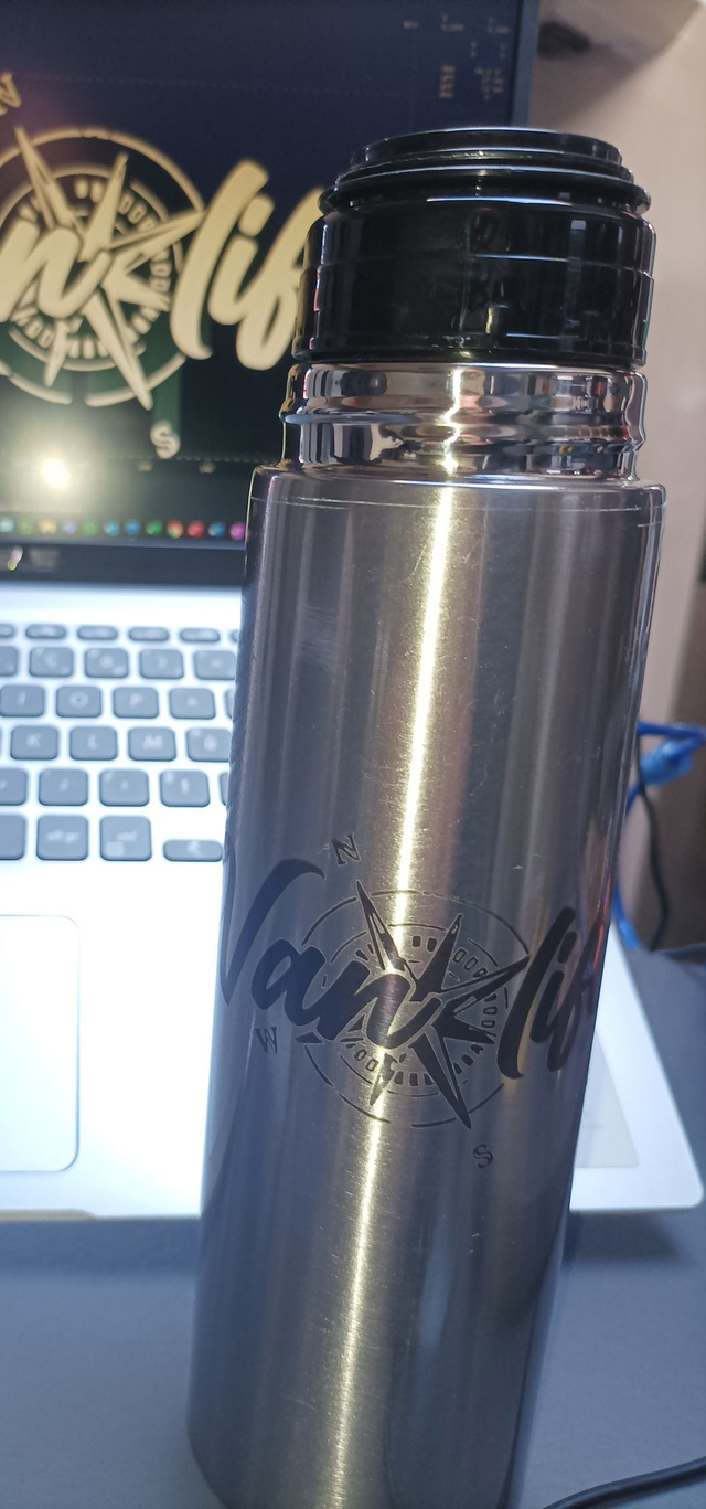 Thermo isotherme inox 500ml - (motif Vanlife)