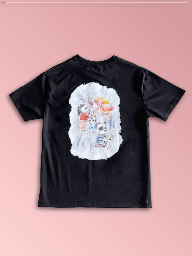 T-shirt Panda nouille