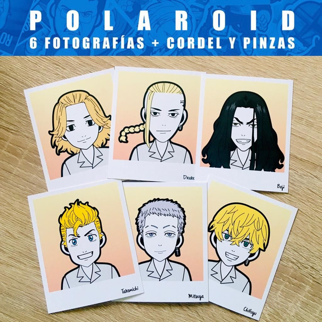 Set polaroid  Tokyo Revengers