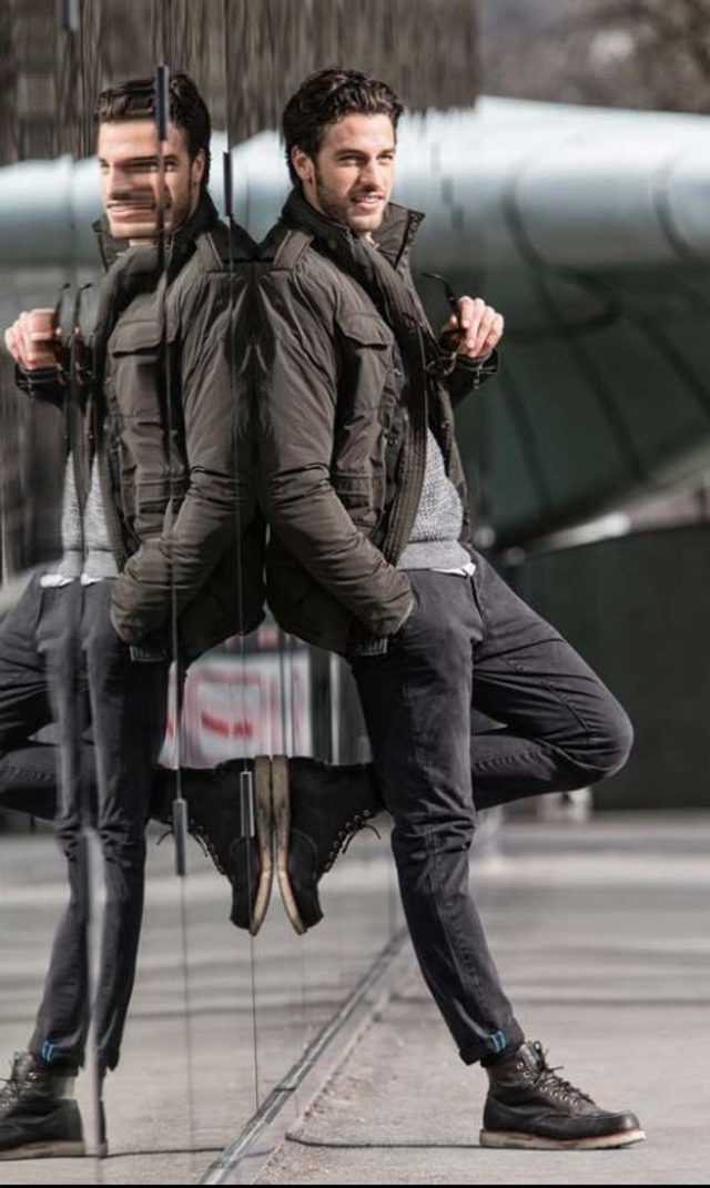 Fred Mello giubbotto zip uomo  stile casual urbano con taglio moderno