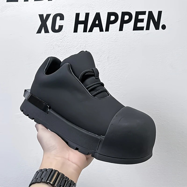 New Men's Casual Sneakers with Thick Platform Sole