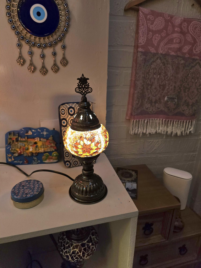 Small Mosaic Table Lamp