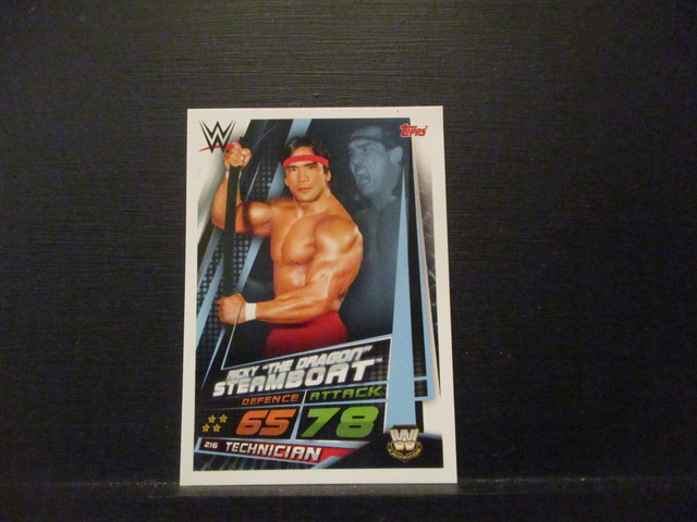 Ricky "The Dragon" Steamboat - W Legends Slam Attax Universe Original Trading Card #216