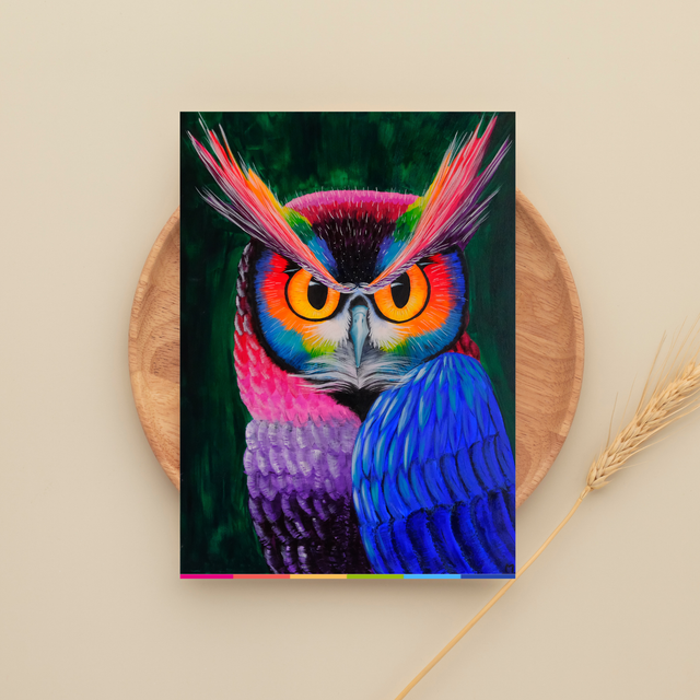 Uil | Ansichtkaart A6