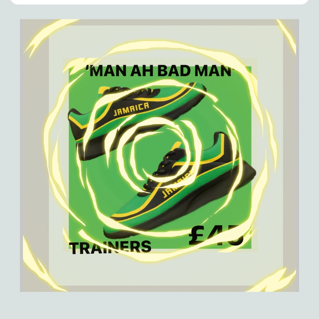 🇯🇲 NMIA BLACK  SOLE ‘MABM’ TRAINERS