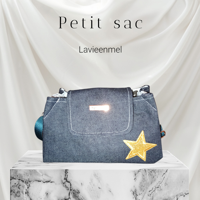 Sac bandoulière jean 