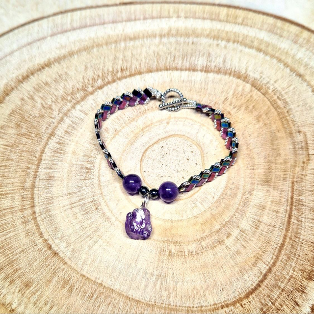 Bracelet Pierre Améthyste 