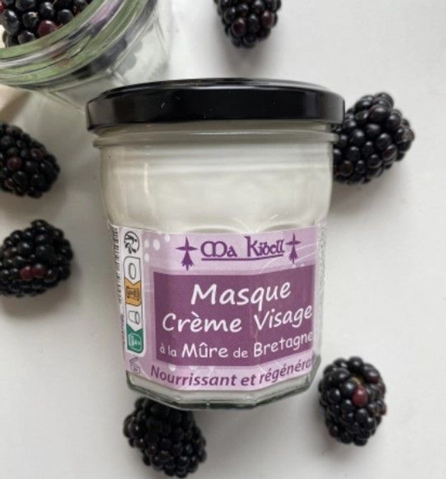 Méga Masque Crème Visage à la Mûre de Bretagne 200ml