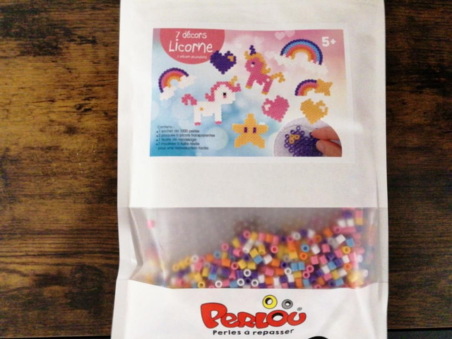 kit licorne perlou 