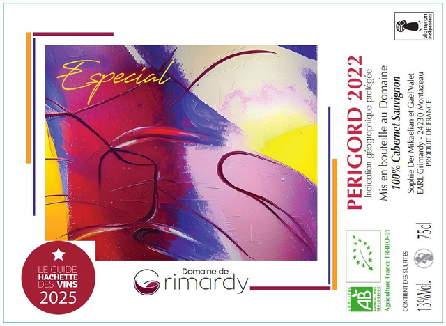 Carton de 6 Espécial 2022, 100% Cabernet Sauvignon