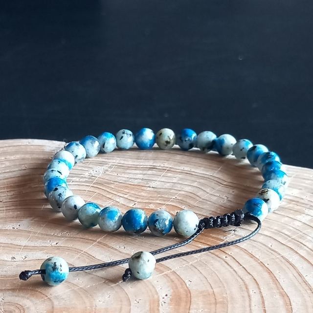 Bracelet ajustable en Jaspe K2 (Kétonite)