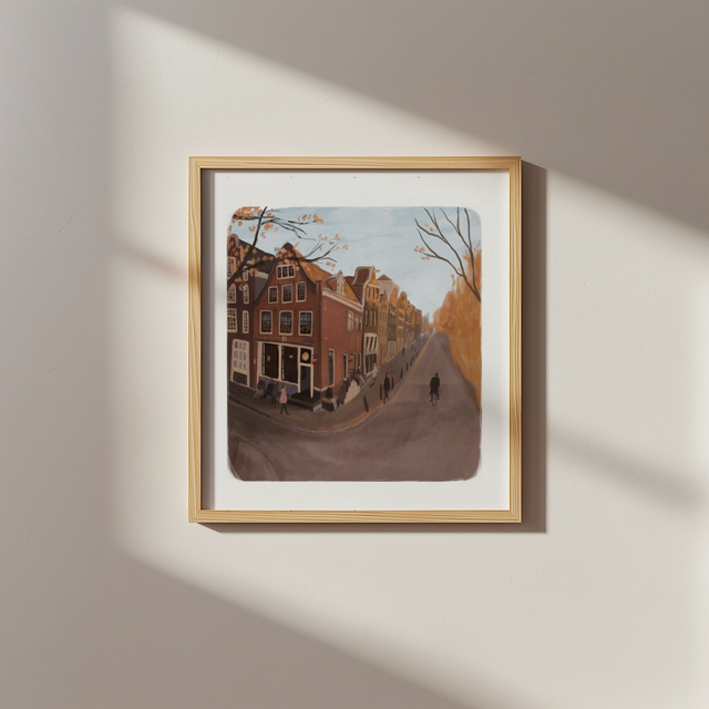 Amsterdam Autumn ● Square Print