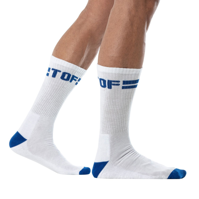 Chaussettes Sport Blanc-Royal