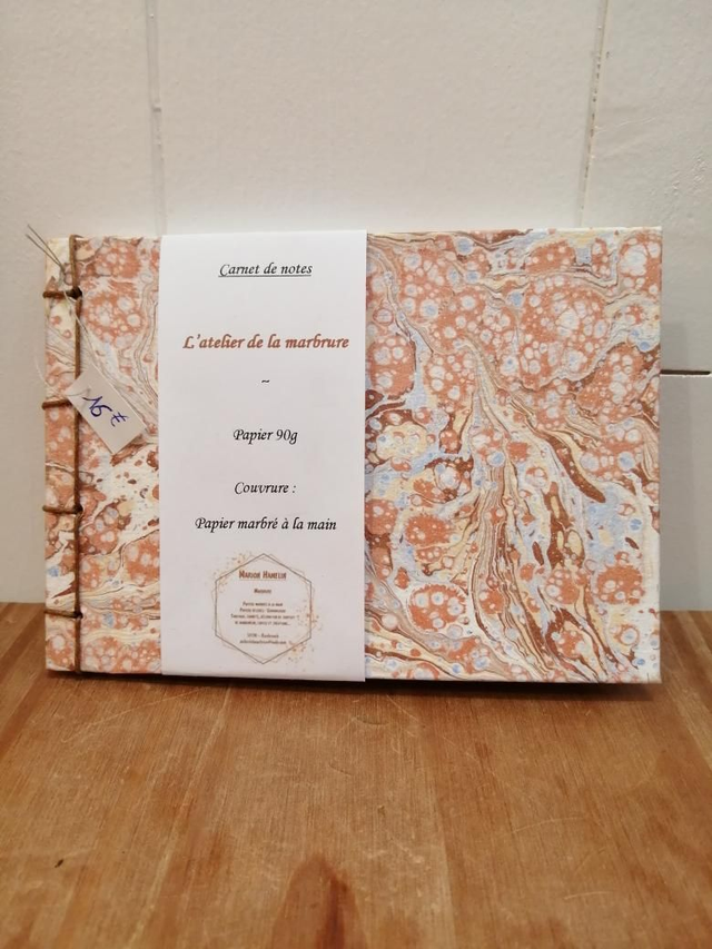 Carnet de notes petit format paysage, couverture cartonnée