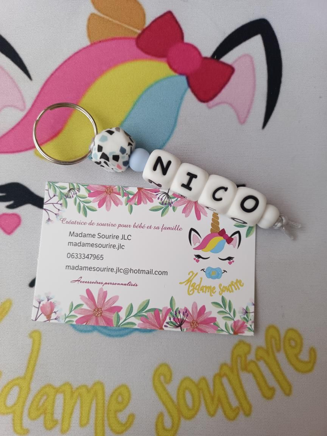 Porte clés 1 branche Forme