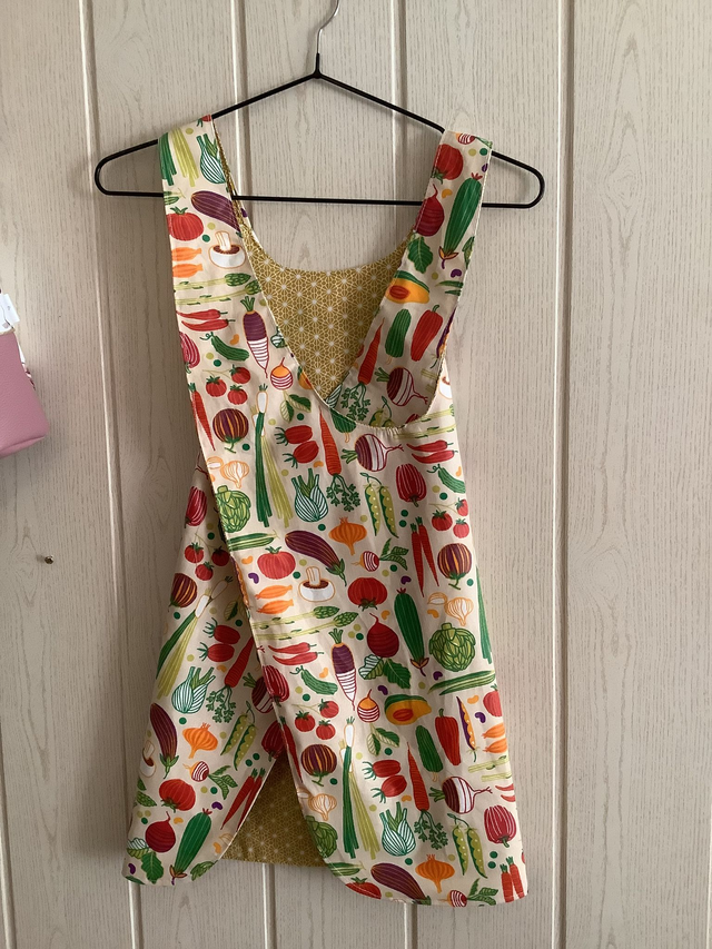 Tablier japonais enfant en tissu enduit