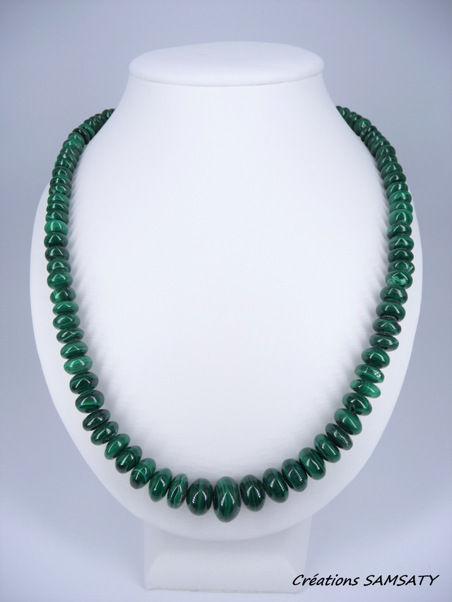 Collier malachite
