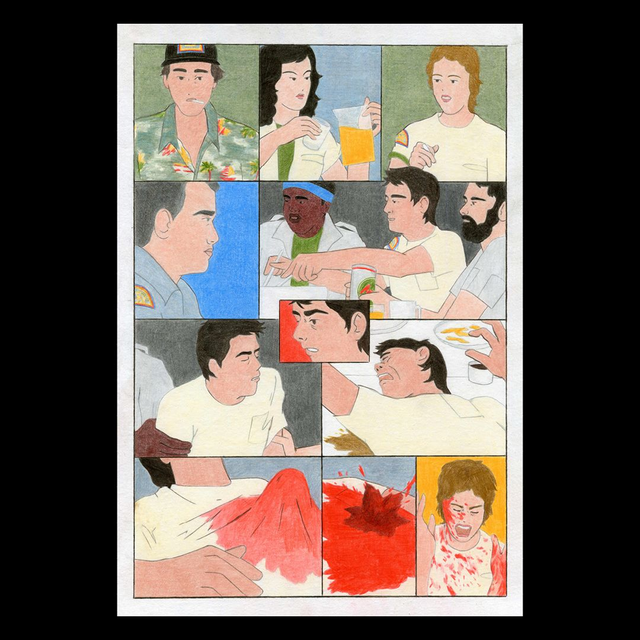 Alien, dessin original format A4