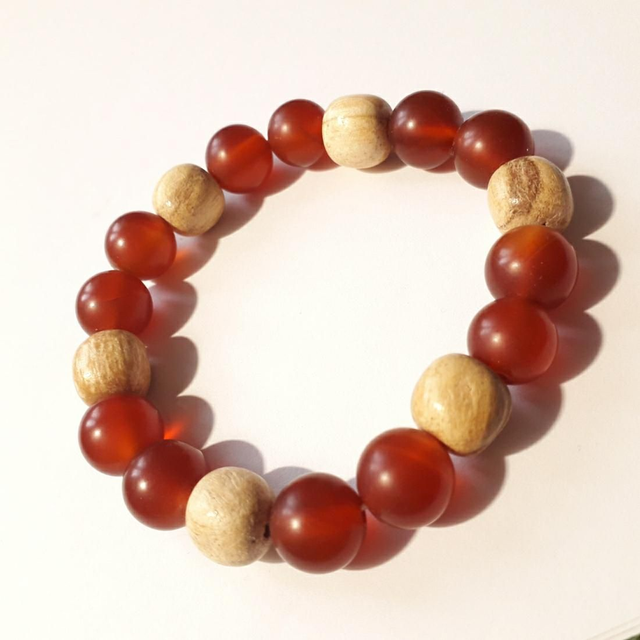 Carnelian Palo Santo Bracelet