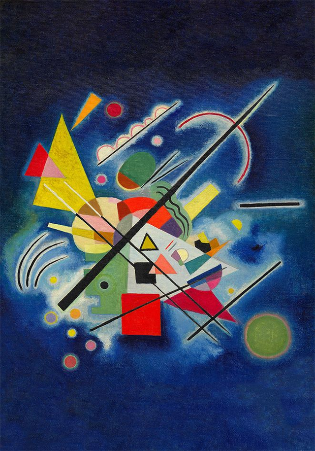 Blue Painting by Wassily Kandinsky