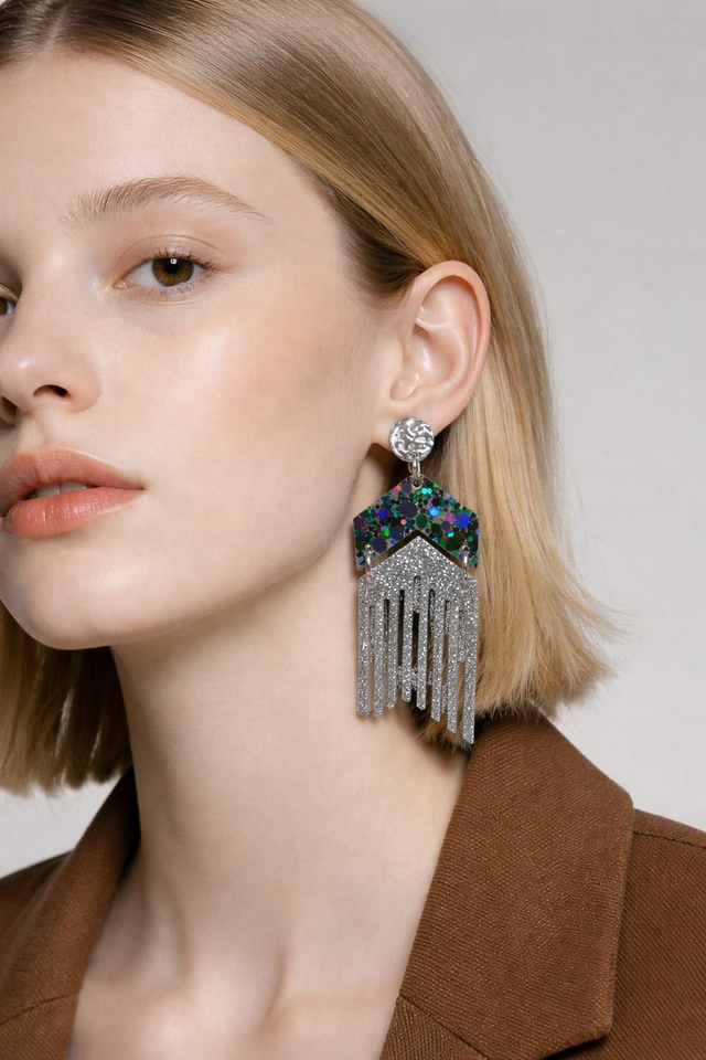 Boucles Echo- Collection clair de nuit 