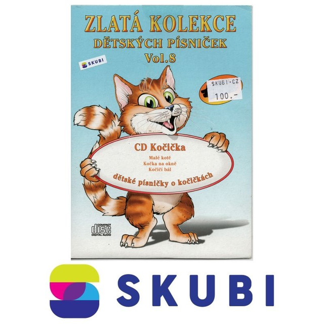 CD Kočička - dětské písničky o kočičkách -  Zlatá kolekce dětských písniček Vol. 8