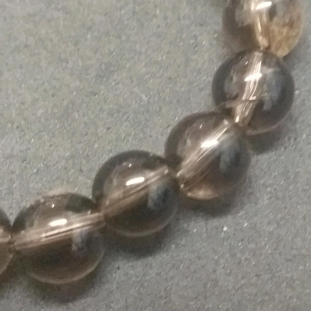 Perle de quartz fumé 