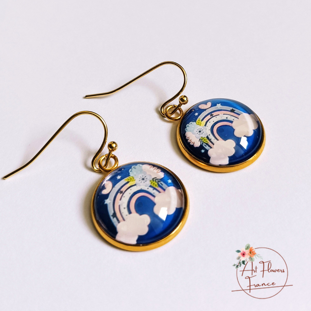 Bijoux illustrés - Arc-en-ciel