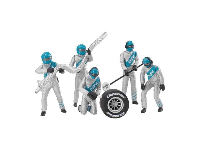 Digital 132/Evolution set de figurines &#039;mécaniciens argents et bleus&#039; Carrera 20021133