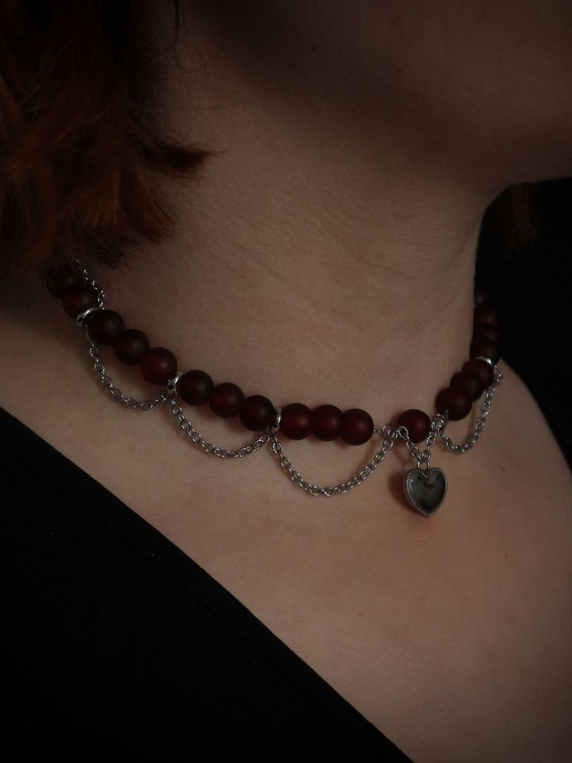 Steel Heart Necklace