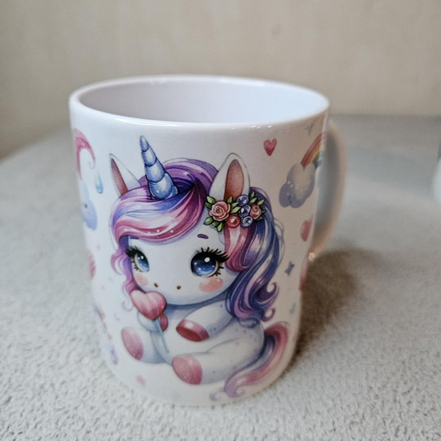 Tasse "J'peux pas j'ai licorne" 
