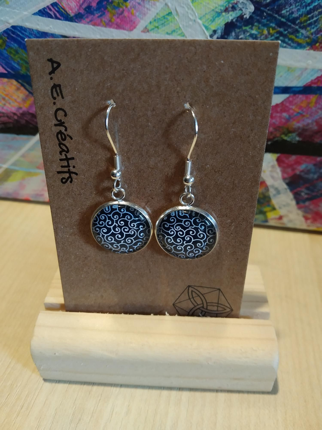 Boucles D&#039;oreilles Cabochons Japon 