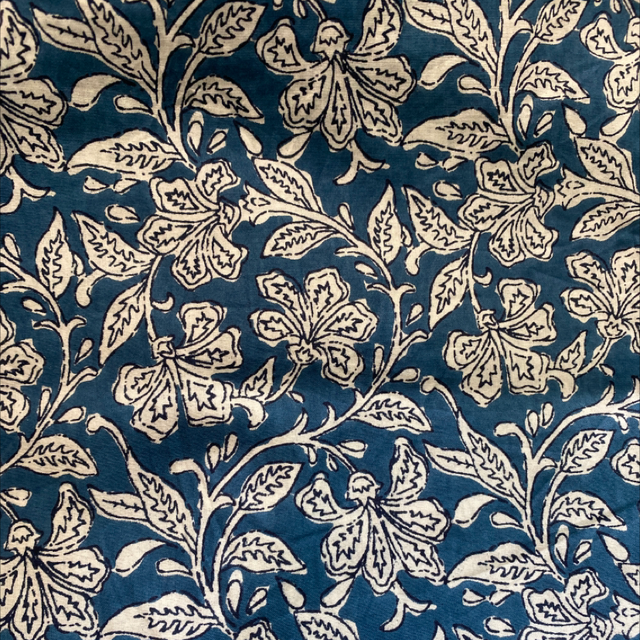 Foulard bleu bl 50x50