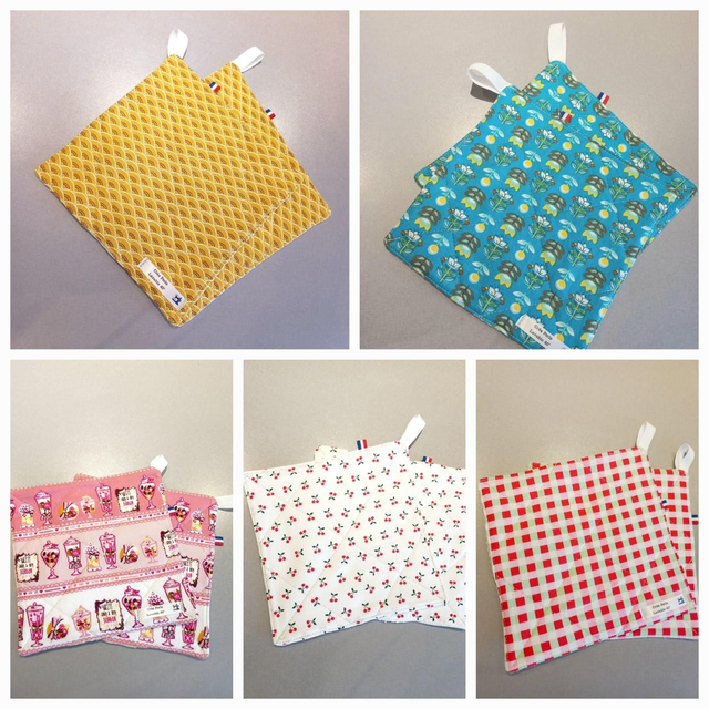 Manique de cuisine lot de 2