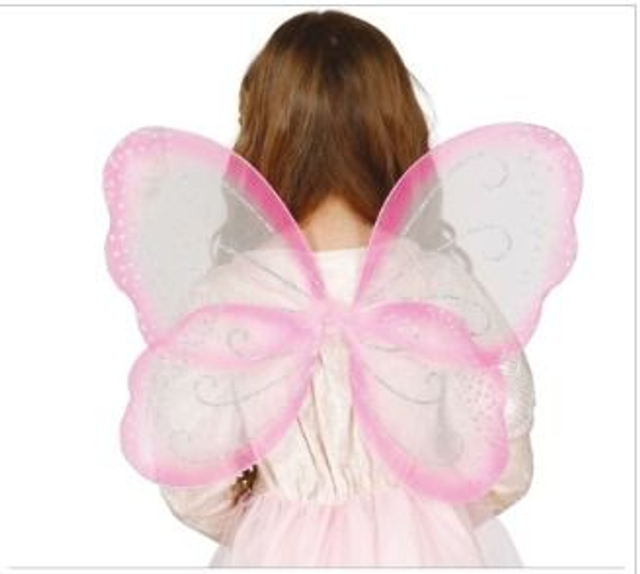 CARNEVALE , ALI FATATE COLORI ASS 50CM 