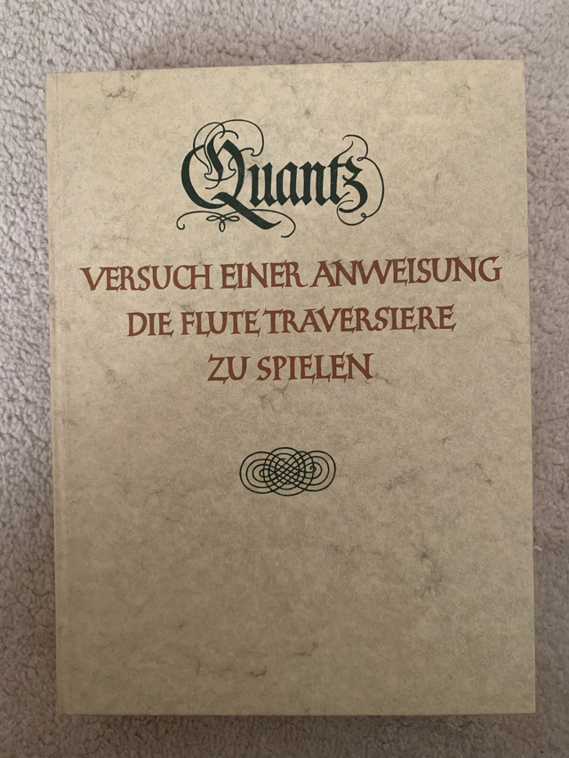 Quantz - ens Versuch Einer Anweisung Die Flte Traversiere Zu Spielen
