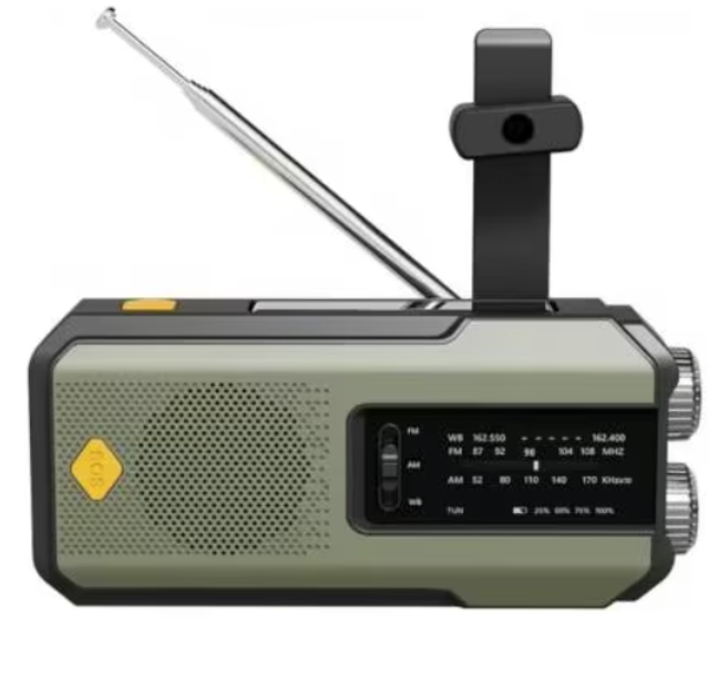 Luxe noodradio bekend van het Denk Vooruit pakket - Groen