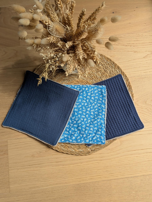 Grandes lingettes lavables 