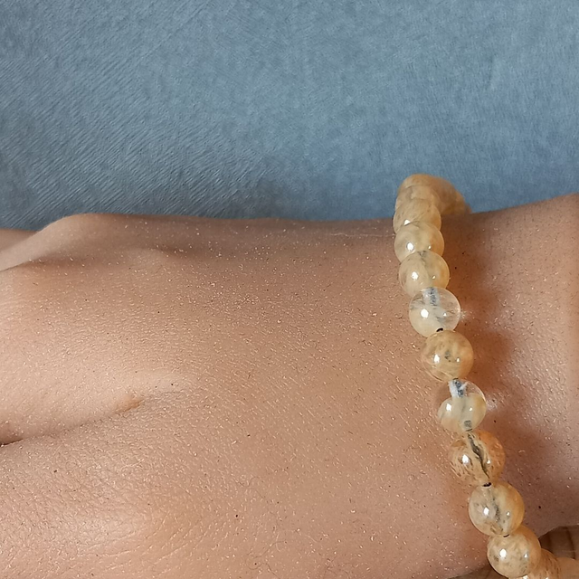 Bracelet ajustable en Citrine