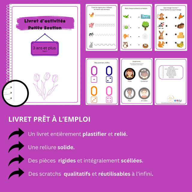 Livret Petite section Format A4