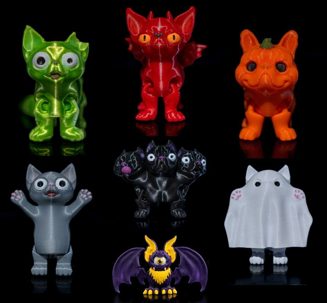 Animaux flexibles : Les petits d&#039;Halloween