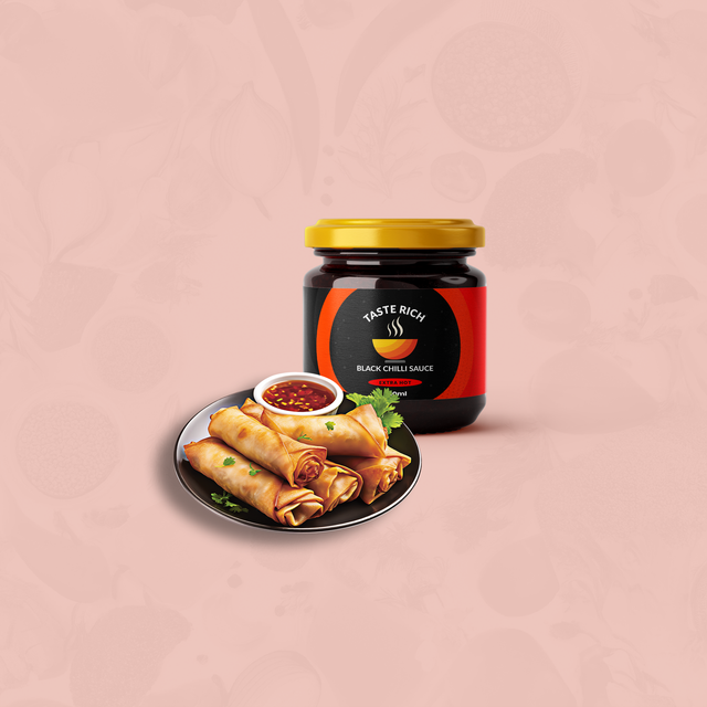 Black Chilli Sauce -  Hot 🌶️🌶️🌶️