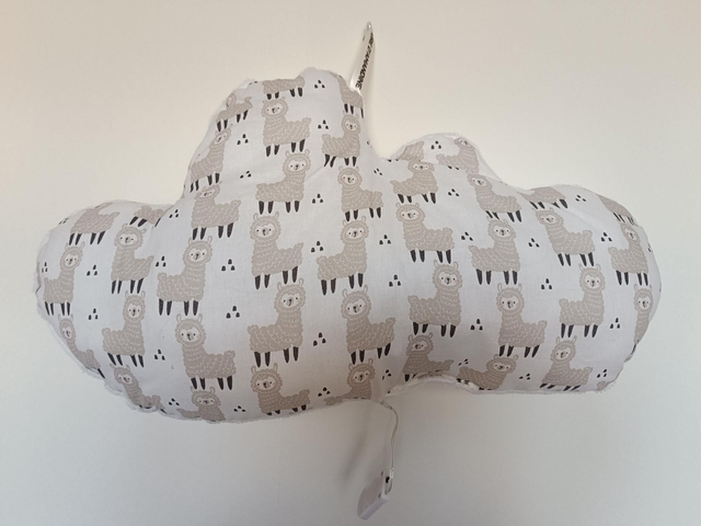 Coussin nuage lama