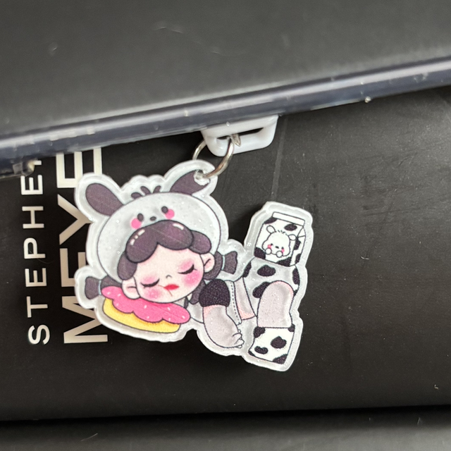Cute Sleeping Pochacco Milk Kindle Charm