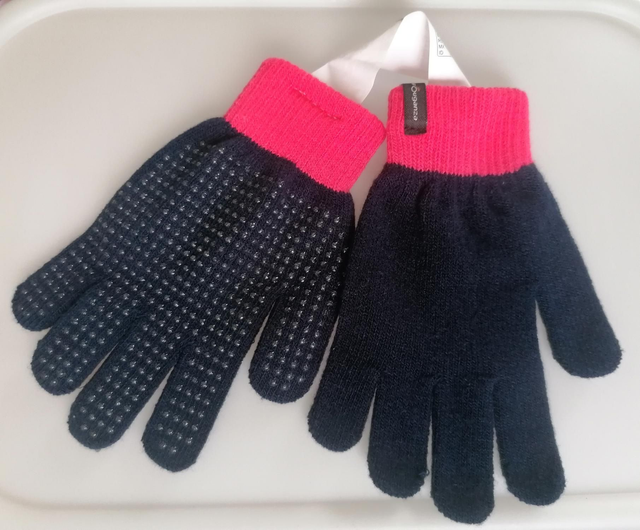 Gants marine lainage anti déranpant 8/10ans