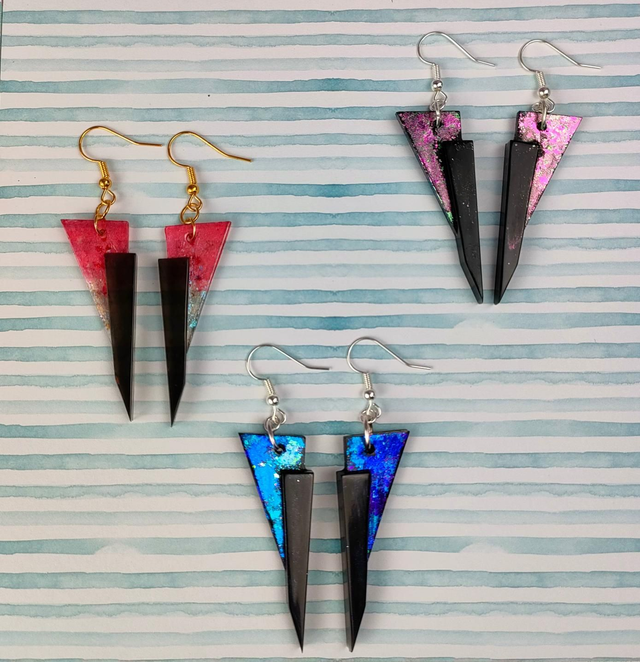 Geometric - Spear Earrings 