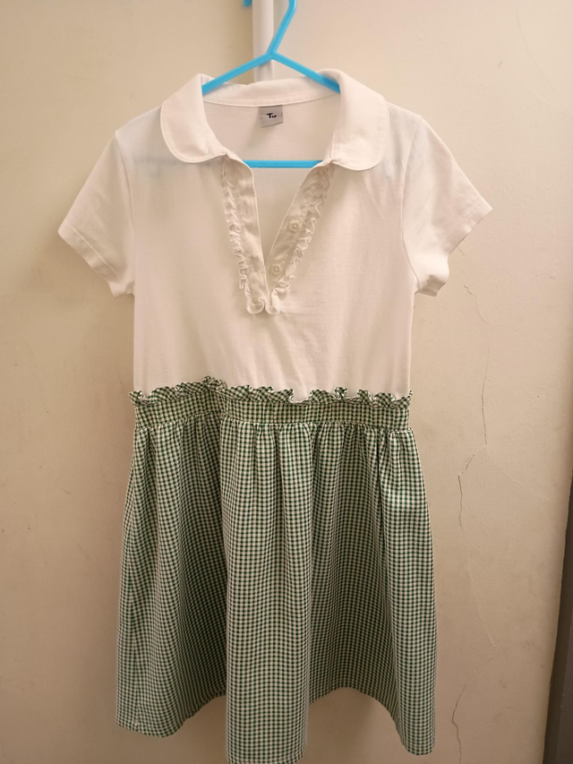 Summer dress (white top half)