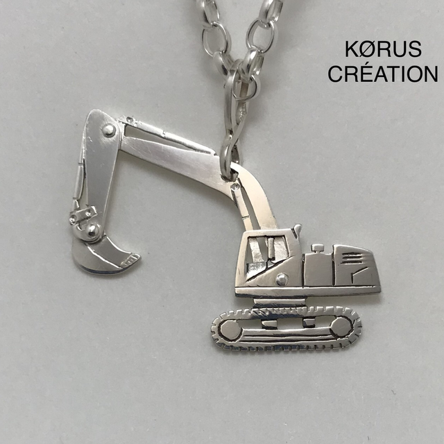 Pendentif Pelle mécanique articulée