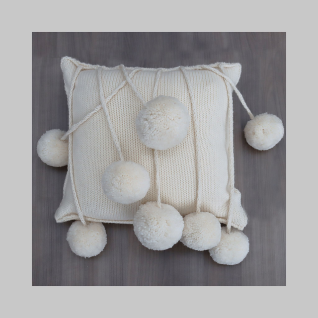 JOLLY TRICOT WHITE cuscino CM. 40X40  