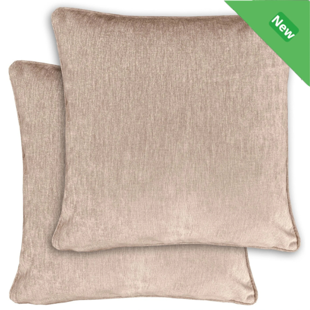 Enhanced Living Pair of Knightsbridge Sand Cushion Covers - Cases Only